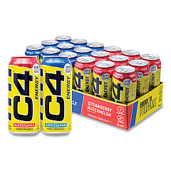 C4 Energy Drink Variety Pack, Assorted Flavors, 16 oz Can, 18/Carton (22002047)