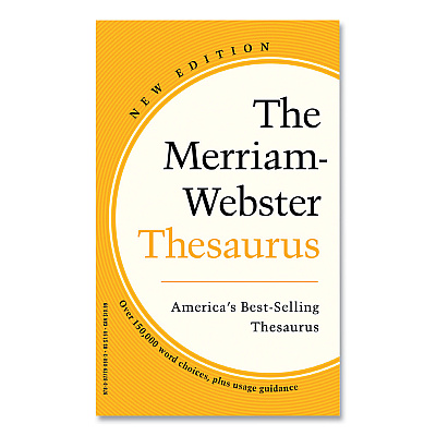 Merriam Webster Thesaurus, Paperback, 832 Pages (0983)