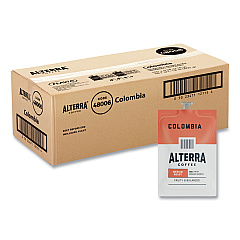 Flavia Alterra Columbia Coffee Freshpack, Columbia, 0.28 oz Pouch, 100/Carton (48006)