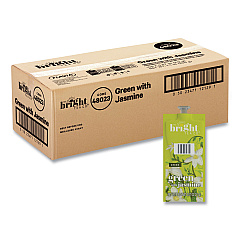 Flavia The Bright Tea Co. Green with Jasmine Tea Freshpack, Green with Jasmine, 0.07 oz Pouch, 100/Carton (48023)