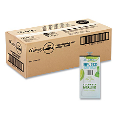 Flavia Cucumber Lime Mint Infused Water Freshpack, Cucumber Lime Mint, 0.08 Pouch, 100/Carton (48051)