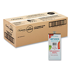 Flavia Strawberry Basil Infused Water Freshpack, Strawberry Basil, 0.11 oz Pouch, 100/Carton (48053)