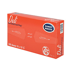 Handy Wacks Interfolded Food Wrap Deli Sheets, 10.75 x 10, 500 Box, 12 Boxes/Carton (FW10)