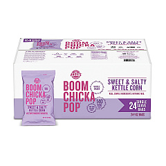 ANGIES BOOMCHICKAPOP Popcorn, Sweet and Salty, 1 oz Bag, 24/Carton (SN01213)