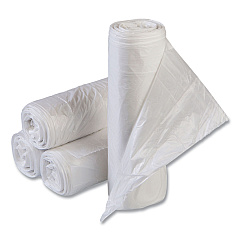 Inteplast Group High-Density Commercial Can Liners Value Pack, 16 gal, 7 microns, 24" x 31 ", Clear, 1,000/Carton (VALH2433N8)