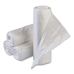 Inteplast Group High-Density Commercial Can Liners Value Pack, 30 gal, 11 microns, 30" x 36", Clear, 500/Carton (VALH3037N13)