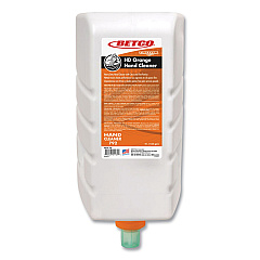 Betco HD Orange Hand Cleaner Refill, Citrus Zest, 4 L Refill Bottle for Triton Dispensers, 4/Carton (7923100)