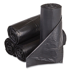 Inteplast Group High-Density Commercial Can Liners, 33 gal, 14 microns, 30" x 43", Blue, 250/Carton (BRS304314BL)