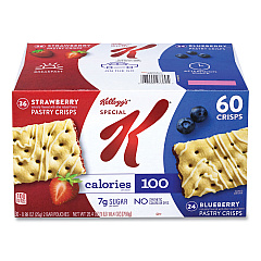 Kellogg's Special K Pastry Crisps, Blueberry/Brown Sugar Cinnamon/Strawberry, 0.88 oz, 30 Pouches/Box (22001007)