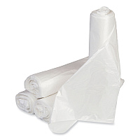 Inteplast Group Low-Density Commercial Can Liners, 16 gal, 0.5 mil, 24" x 32", White, 500/Carton (SL2432XHW)