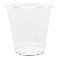 Karat PET Plastic Cups, 3 oz, Clear, 2,500/Carton (CKC3)