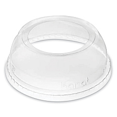 Karat PET Lids, Wide Opening Dome, Fits 12 oz to 24 oz Cold Cups, Clear, 1,000/Carton (CKDL626WH)