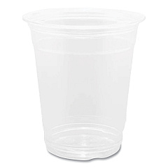 Karat PET Plastic Cups, 92 mm Rim Diameter, 12 oz, Clear, 1,000/Carton (CKC12S)