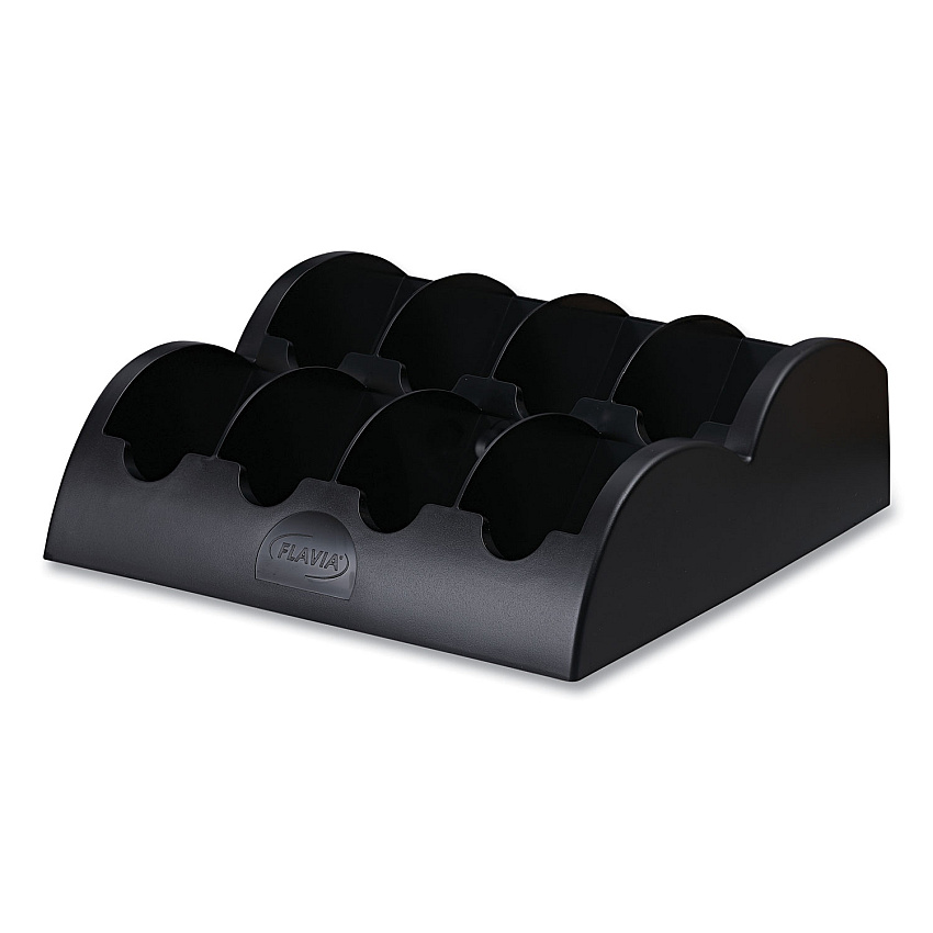 Flavia Small Merchandiser, 8 Compartments, 13.6 x 13 x 4.4, Black (25200000)