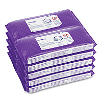 Kimtech W4 PreSat Alcohol Wipers, 70% IPA, 9 x 11, White, 40/Pack, 10 Packs/Carton (06070)
