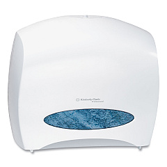 Kimberly-Clark Professional* JRT Jr. Escort Jumbo Roll Bath Tissue Dispenser, 16 x 5.75 x 13.88, Pearl White (09508)