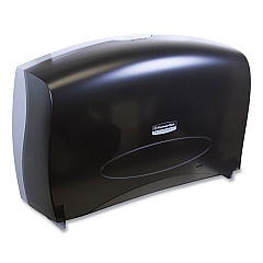 Kimberly-Clark Professional* Cored JRT Jumbo Combo Tissue Dispenser, 20 2/5w x 5 4/5d x 13 1/10h, Smoke/Gray (09551)