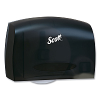 Scott Essential Coreless Jumbo Roll Tissue Dispenser for Business, 14.25 x 6 x 9.7, Black (09602)