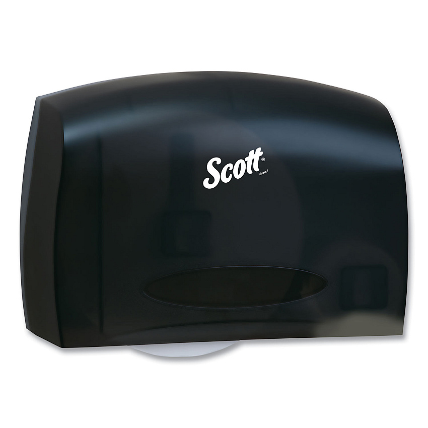Scott Essential Coreless Jumbo Roll Tissue Dispenser for Business, 14.25 x 6 x 9.7, Black (09602)