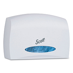 Scott Essential Coreless Jumbo Roll Tissue Dispenser,14 3/10 x 5 9/10 x 9 4/5,White (09603)