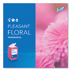 Scott Pro Foam Skin Cleanser with Moisturizers, Light Floral, 1,000 mL Bottle (91552CT)