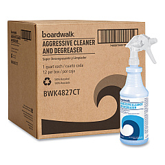 Boardwalk Aggressive Cleaner and Degreaser, Lemon Scent, 32 oz Bottle, 12/Carton (BWK4827)