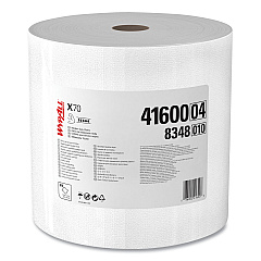 WypAll X70 Cloths, Jumbo Roll, Perf., 12.4 x 12.2, White, 870 Towels/Roll (41600)