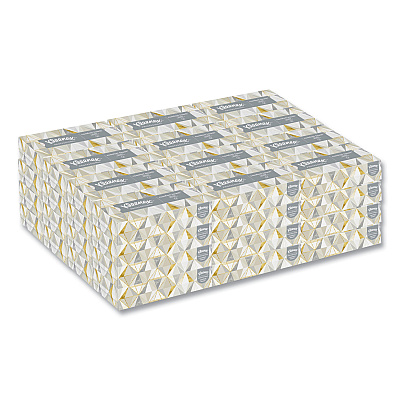 Kleenex White Facial Tissue for Business, 2-Ply, White, Pop-Up Box, 125 Sheets/Box, 48 Boxes/Carton (21606CT)