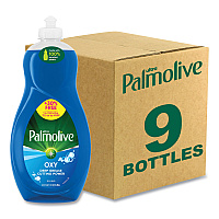 Ultra Palmolive Oxy Dishwashing Liquid, Fresh Scent, 32 oz Bottle, 9/Carton (US04273CT)