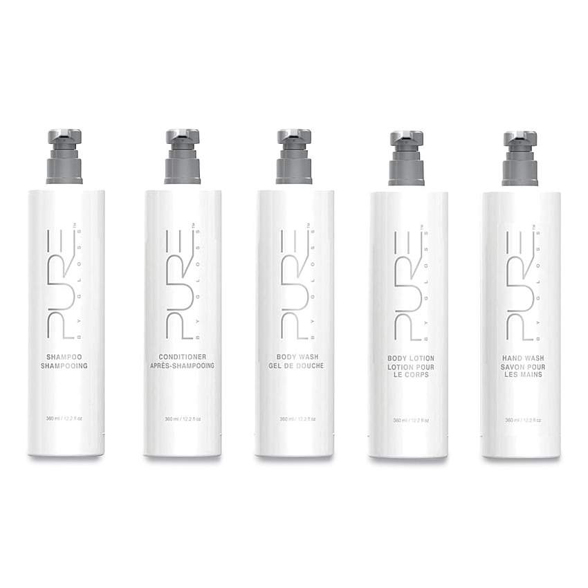Pure by Gloss Lotion, Vibrant Lemon Scent, 12.2 oz Bottle, 12/Carton (100426)