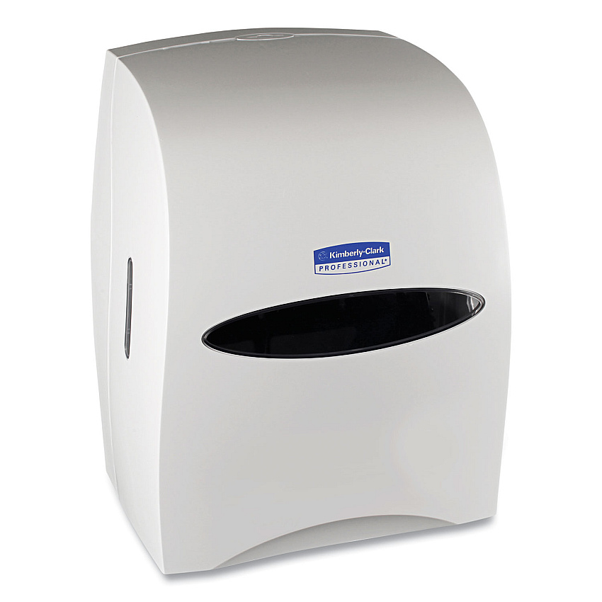 Kimberly-Clark Professional* Sanitouch Hard Roll Towel Dispenser, 12.63 x 10.2 x 16.13, White (09991)