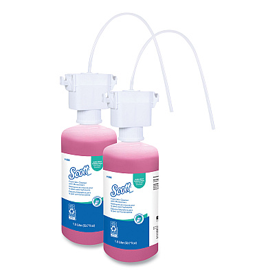 Scott Pro Foam Skin Cleanser with Moisturizers, Citrus Scent, 1.5 L Refill, 2/Carton (11280)