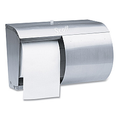 Scott Pro Coreless SRB Tissue Dispenser, 7 1/10 x 10 1/10 x 6 2/5, Stainless Steel (09606)