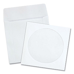 Quality Park CD/DVD Sleeves, 100/Box (62903)