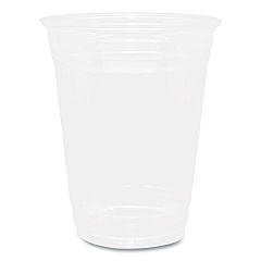 Karat PET Plastic Cups, 16 oz, Clear, 1,000/Carton (CKC16)