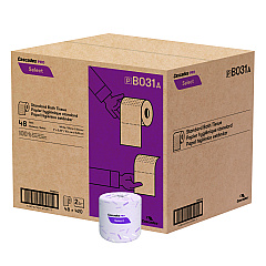 Cascades Select Standard Bath Tissue, 2-Ply, White, 4 x 3.25, 420 Sheets/Roll, 48 Rolls/Carton (B031)