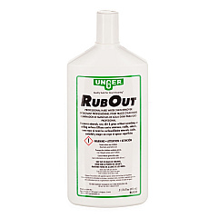 Unger RubOut Glass Cleaner, 16 oz Bottle, 12/Carton (RUB50)