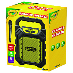 Crayola Karaoke Speaker, Bluetooth, Black/Yellow (CBX210KM)