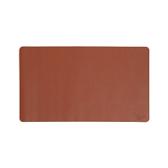 Smead Vegan Leather Desk Pads, 23.6" x 13.7", Brown (64837)