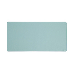 Smead Vegan Leather Desk Pads, 31.5" x 15.7", Light Blue (64835)
