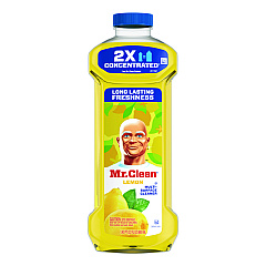 Mr. Clean Multipurpose Cleaning Solution, Lemon, 23 oz Bottle, 9/Carton (11292)