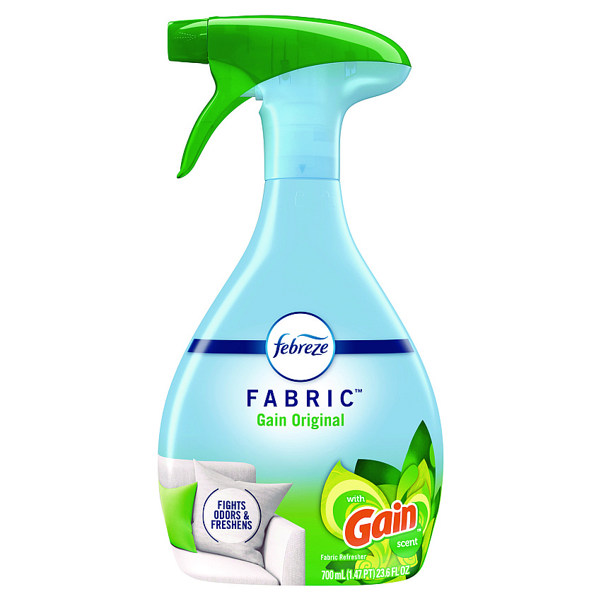 Febreze FABRIC Refresher/Odor Eliminator, Gain Original, 23.6 oz Spray Bottle, 4/Carton (08905)