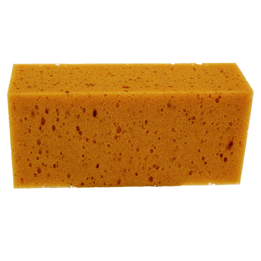 Unger Fixi-Clamp Sponge, 8.5" x 4" x 2.75", Yellow, 10/Carton (SP010)