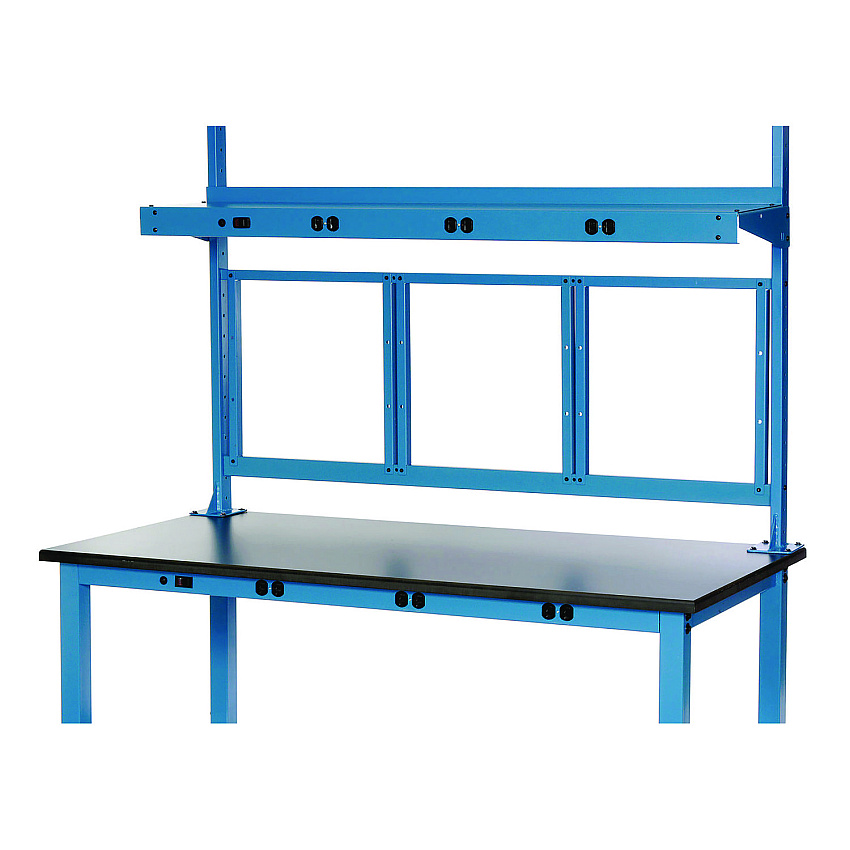 Panel Mounting Rail, For Use with Global Industrial 48" Wide Workbenches, 150 lb Weight Capacity (249291ABL)