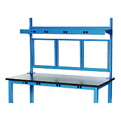 Panel Mounting Rail, For Use with Global Industrial 72" Wide Workbenches, 125 lb Weight Capacity (249293ABL)