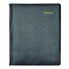 Blueline Plan and Link Weekly Appointment Planner, 11" x 9.06", Black Cover, 12-Month (Jan to Dec): 2025 (C595081T)