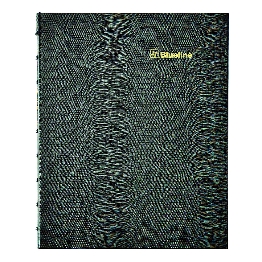 Blueline Plan and Link Monthly Planner, 9.25" x 7.25", Black Cover, 16-Months: Sept 2024 to Dec 2025 (C1200C81)