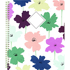 Cambridge GreenPath Academic Year Weekly/Monthly Planner, Floral Artwork, 11" x 9.38", Multicolor Cover, 12-Month: July 2024-June 2025 (GP46905A)