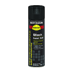 Rust-Oleum Hard Hat High Performance V2100 System Rust Preventive Enamel Spray Paint, Gloss Black, 15 oz Aerosol Can, 6/Carton (V2179838CT)