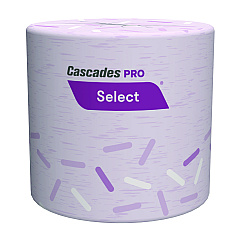 Cascades Select Standard Bath Tissue, 1-Ply, White, 1,000/Roll, 96 Rolls/Carton (B152)